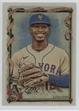 2023 Topps Allen & Ginter Hot Box Silver Portrait Francisco Lindor #154 1j1i