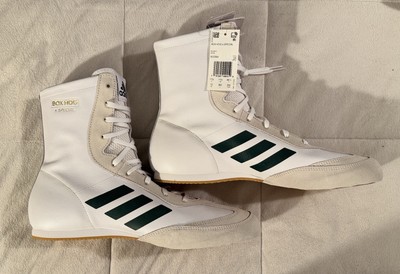 ADIDAS Men's Box Hog X Special Boxing Shoes White/ Green