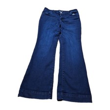 Wrangler Women  s 11/12 x 32 Trouser Jeans Dark Wash Western Cowgirl Rodeo Mid