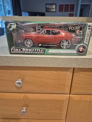 1971 CHEVY CHEVELLE 1/20 FOOSE RC2 FULL THROTTLE BURNT ORANGE DIECAST CAR
