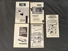 5 Archer Oil Brochures - Diesel Oils-Solidified Oil-Graylr-Insecticide-Carboline