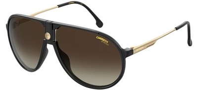 Carrera Sonnenbrille 1034/S BLACK/GREY BROWN SHADED 63/12/140 Herren