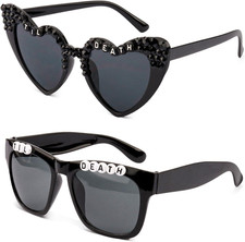 Wedding Sunglasses Bride and Groom Sunglasses Till Death Do US Part Decor Just M