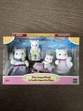 Sylvanian Families Snow Leopard Family Figures Calico Critters Set