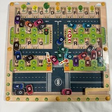 Montessori Generation Magnetic Alphabet Maze Ages 2-4 Car Themed no Magnet