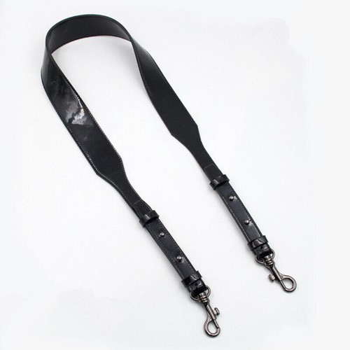Bandolera de hombro de charol de 4,2 cm de ancho negro bolso correa - Imagen 9 de 15