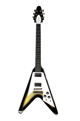 Epiphone Flying V '70s Electric Guitar - Silver Burst *Neck Crack