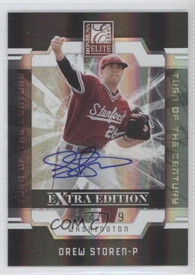 2009 Donruss Elite Extra Edition 24/519 Drew Storen #3 Auto 0c2