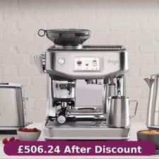Sage The Barista Touch Impress SES881BSS Coffee Machine Brushed Stainless Steel-