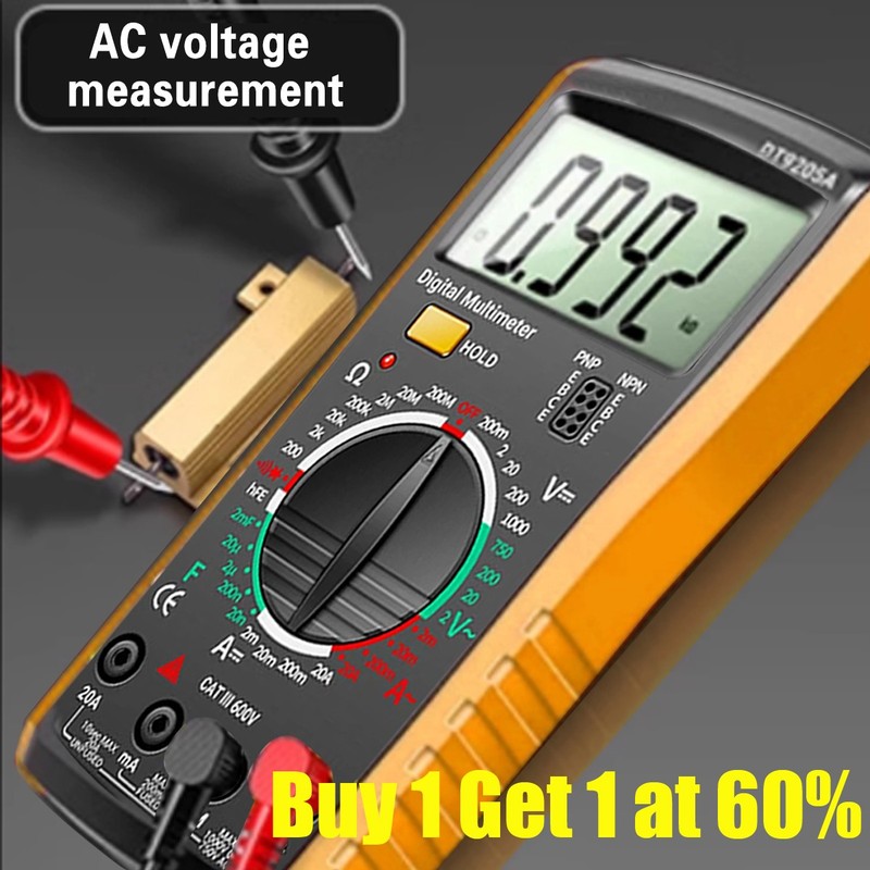Professional Digital Multimeter Voltmeter Ammeter Ohmmeter Multi Tester Meter UK