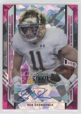 2021 Leaf Metal Draft Portrait Pink Crystals 12/15 Ben Skowronek Auto s1i