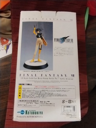 Rare 2004 Yuffie Kisagari Final Fantasy VII ๐ FFVII Kotobukiya Figure Statue - Picture 7 of 8