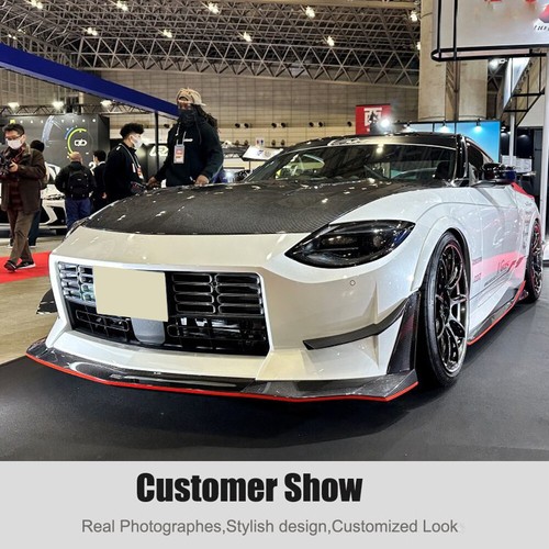 For Nissan 400Z RZ34 2023UP Dry Carbon Front Engine Hood Cooling Bonnet Cover - Picture 3 of 12