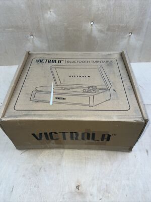 Victrola Parker Bluetooth 3-Speed Compact Suitcase Turntable Record Player