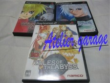 USED Sony PlayStation 2 PS2 Tales of Destiny 2 + Rebirth + Abyss 3 Set Japanese