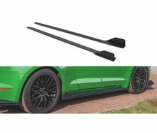 CUP Seitenschweller Ansätze + Wings für Ford Mustang GT MK6 FL Skirts Leisten V2