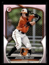 2023 Bowman Jackson Holliday #BP20 Pink Prospect /175 Baltimore Orioles U3158