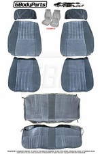 86-87 Turbo Regal Bucket Seat Upholstery Covers Headrest Front Rear Set - Gray 86-87 Turbo Regal Bucket Seat Upholstery Covers Headrest Front Rear Set - Gray