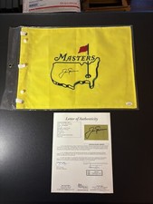 Jack Nicklaus Signed Masters Golf Flag Autographed PGA Augusta JSA COA LOA Rare