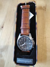 Herrenarmbanduhr Esprit Chronograph Atlantic Lederarmband Neu