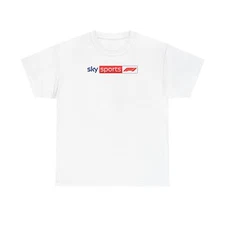 Sky Sports F1 Auto Racing Unisex Tee, Gildan Heavy Cotton T-Shirt, Racing Fan