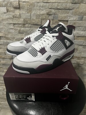 Size 8.5 - Jordan 4 Retro x Paris Saint-Germain Bordeaux 2020