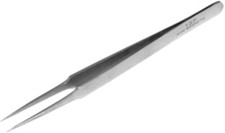 Fine Point Tweezers 15F Non-Magnetic Stainless Steel Watch Repair Tools