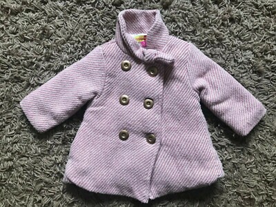 Penelope Mack Mädchen Kinder Baby Kleinkind Mantel (rosa & weiß) Alter 18 Monate