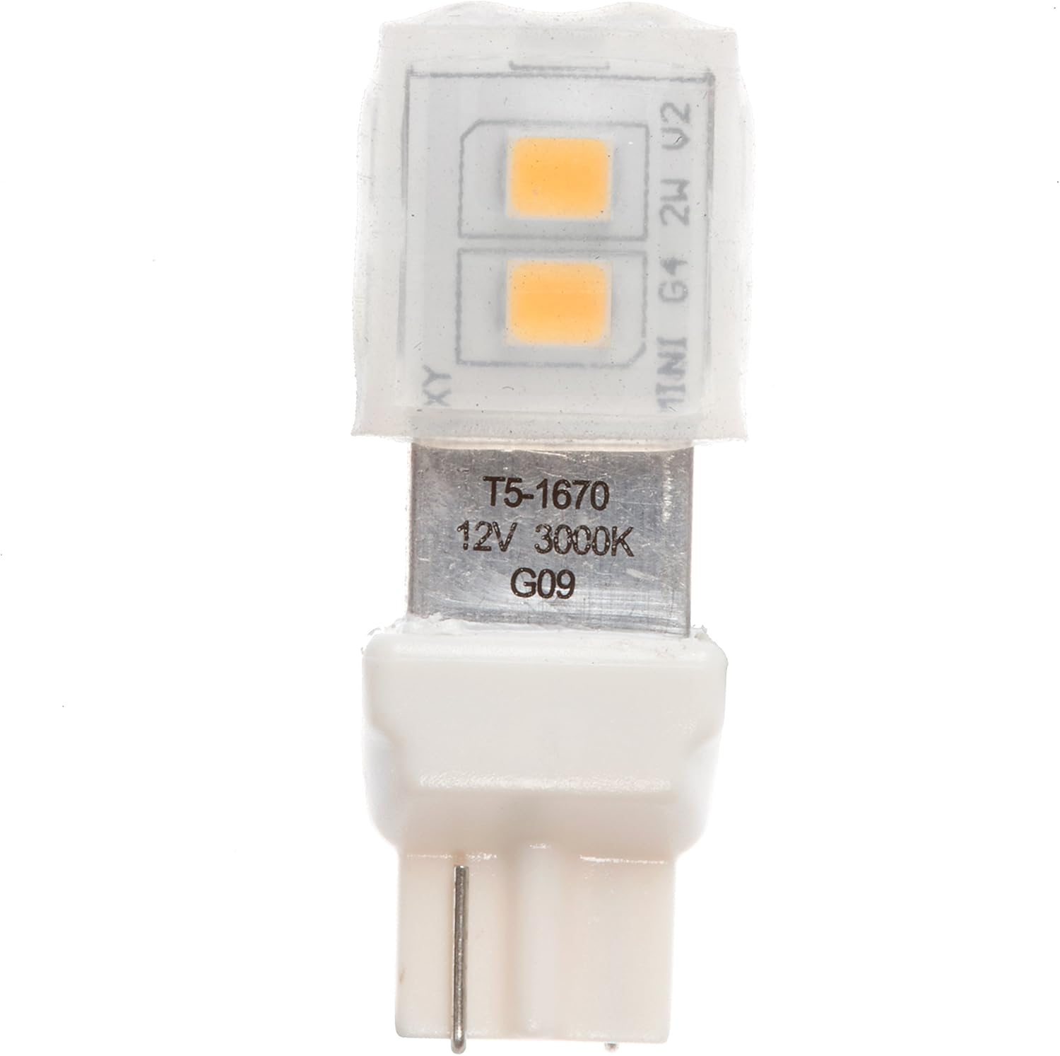 T5 LED Bulb Halogen Lights, 1.6W (7W Equivalent), Wedge Base, 90 Lumens, 12V, 30