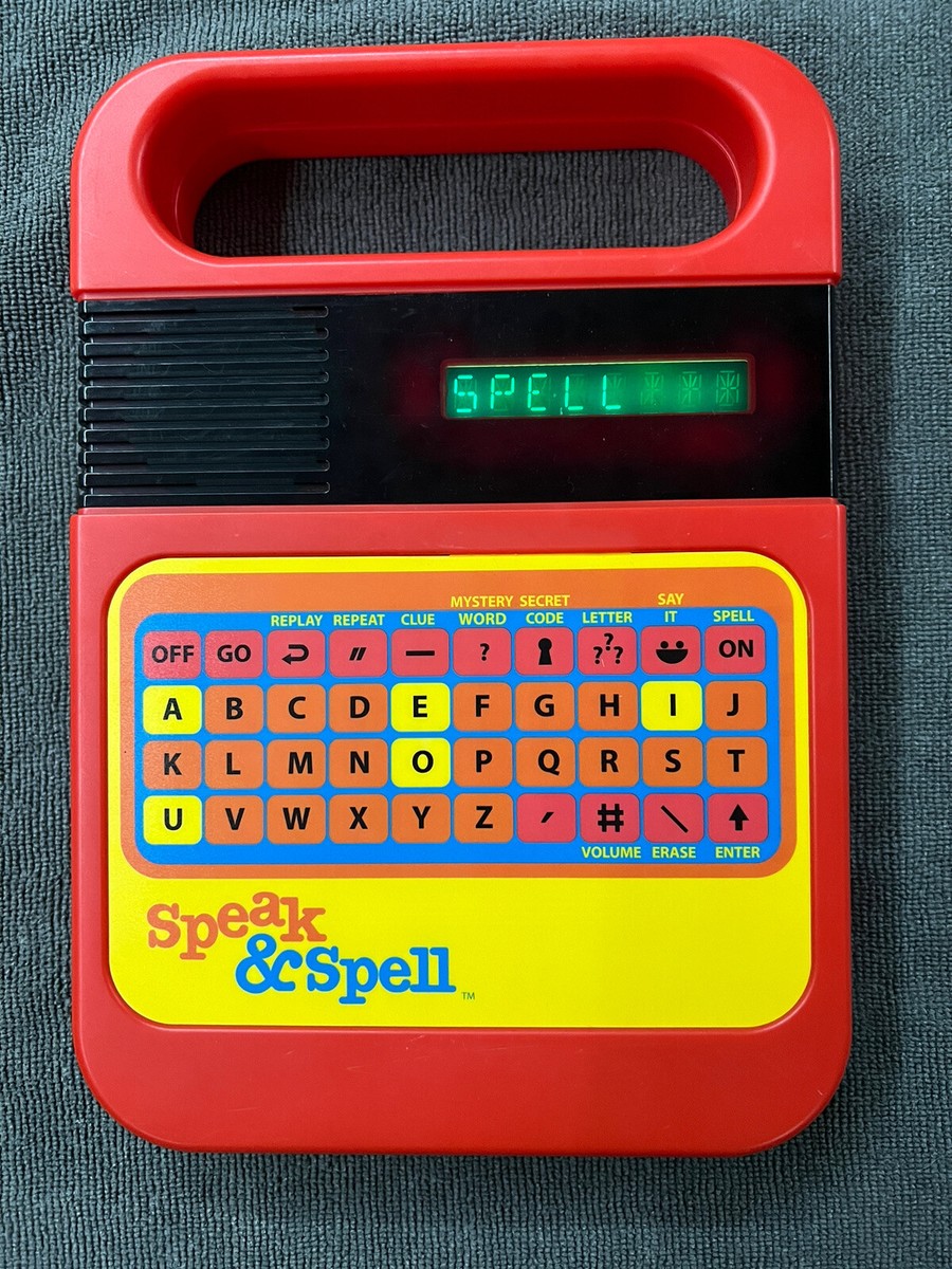 Vintage Speak N Spell By Texas Instruments 1978 Learning Game TESTED WORKING Vintage Speak N Spell By Texas Instruments 1978 Learning Game TESTED WORKING