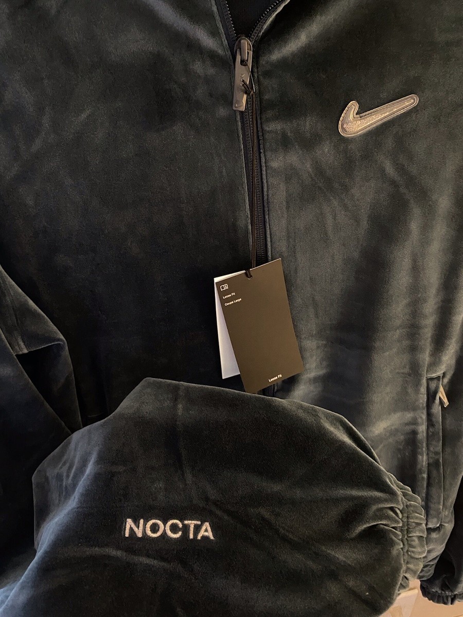Nike x NOCTA x Drake Velour Track Jacket Swarovski Crystals Nike x NOCTA x Drake Velour Track Jacket Swarovski Crystals