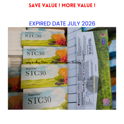 4 Boxes Stc30 Advantage Superlife Expired July 2026 New Batch Anti Aging