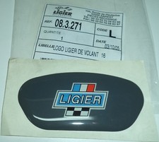 LOGO SU VOLANTE MICROCAR LIGIER NOVA 162 AMBRA ART.083271L