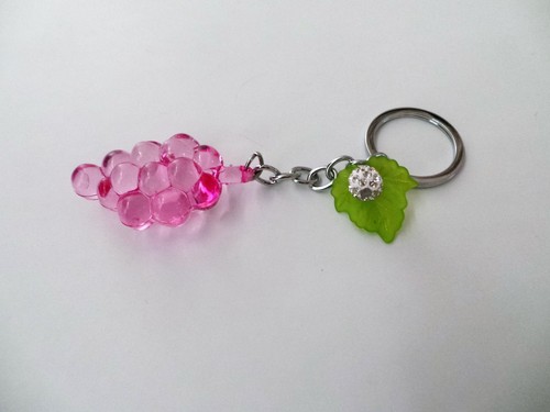 Berry Shambala Keyring Charm Pendant Purse Bag Car Key holder Ring Chain Gift - Picture 12 of 16
