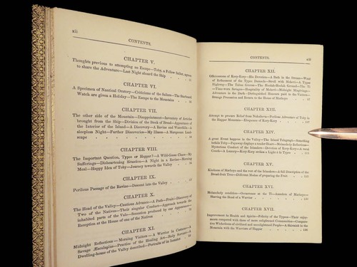 1847 Herman Melville Typee OMOO 1861 Typee Polynesia Whaling Adventure Moby Dick - Picture 12 of 24