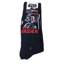 Star Wars Characters 2 Pair Pack Unisex Novelty Crew Socks Size 6-12 New AR120