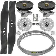 Deck Spindle With Pulley Blade Belt For Cub Cadet Lt1040 Lt1042 Lawn Tractor 42