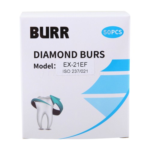 5-100pc SANDENT Dental Diamond Burs For High Speed Handpiece Friction Grip 1.6mm - Picture 763 of 865