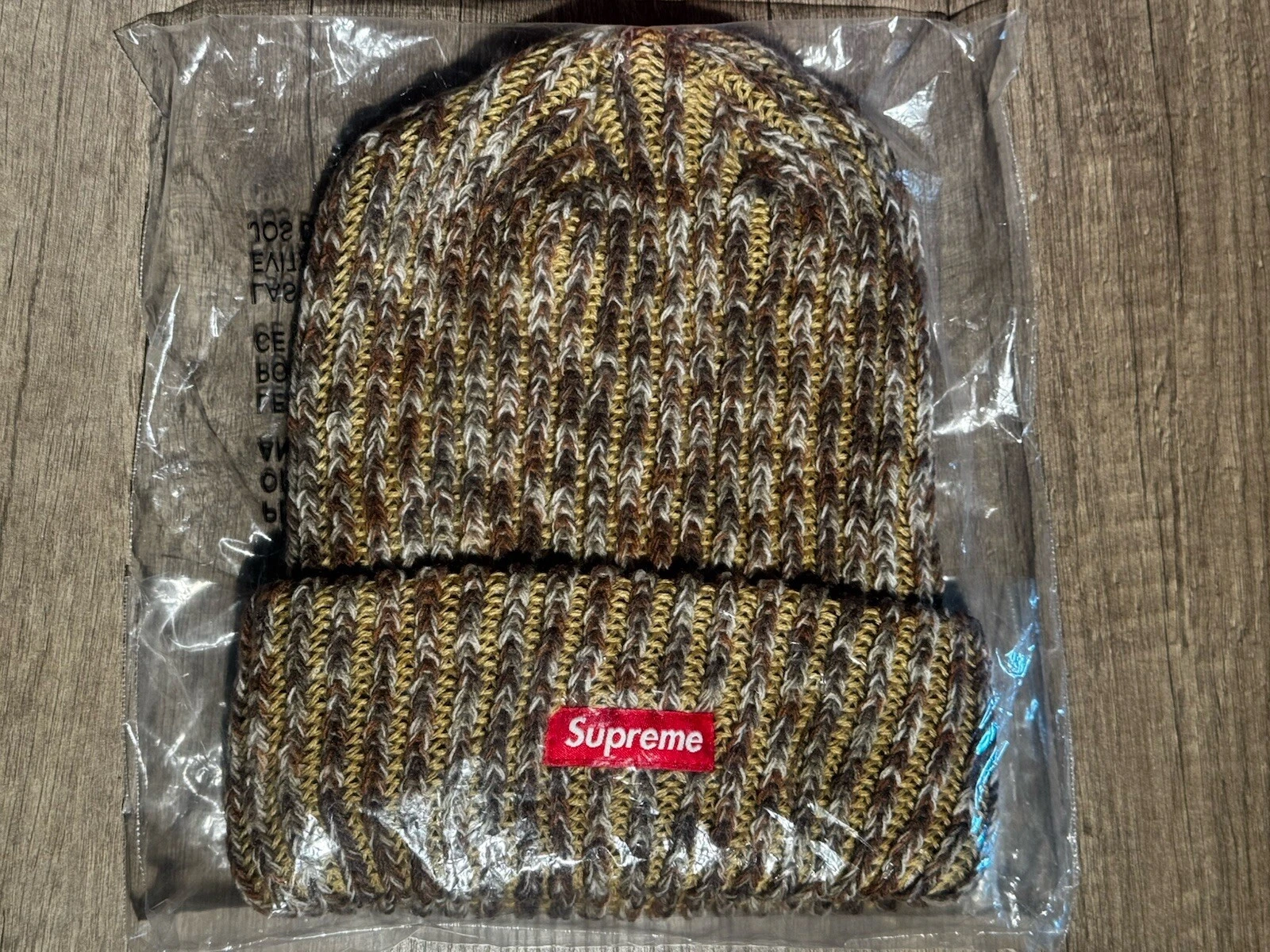 Bonnet marron Supreme Rainbow Space Dye Loose Gauge neuf