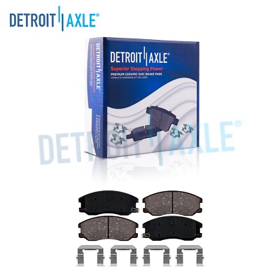 Front Ceramic Brake Pads w/Hardware for Captiva Sport Equinox Torrent Vue XL-7