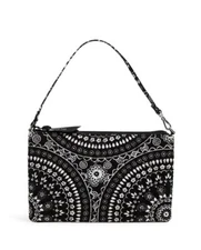 Vera Bradley RFID Convertible Wristlet Black Bandana Medallion NWT RET $55 Ctn