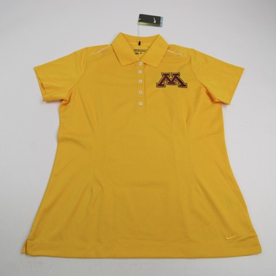 Minnesota Golden Gophers Nike Golf Dri-Fit Polo Women's Gold New