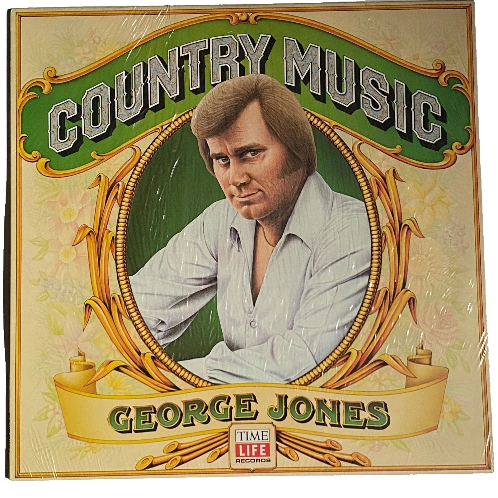 George Jones Pop de velocidade de 33 RPM e Discos de vinil