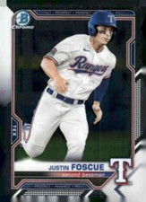 2021 Bowman Chrome #BCP-41 Justin Foscue