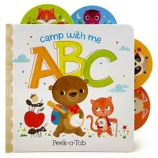 Camp with Me ABCs: Peek-A-Tab Book - Board book By Rufus Downy - GOOD