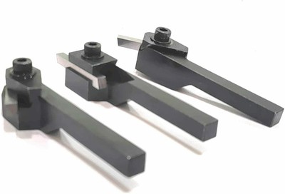 Turning tool sets with HSS tool inserts 8 mm square shank
