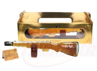   Armenischer Brandy AUTOMAT PPSch-41 Geschenkbox Армянский коньяк АВТОМАТ ППШ