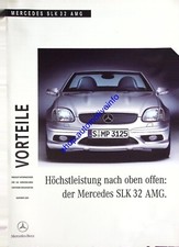 HA5037 Brochure Mercedes SLK 32 AMG R170 Vorteile Advantages German Deutsch