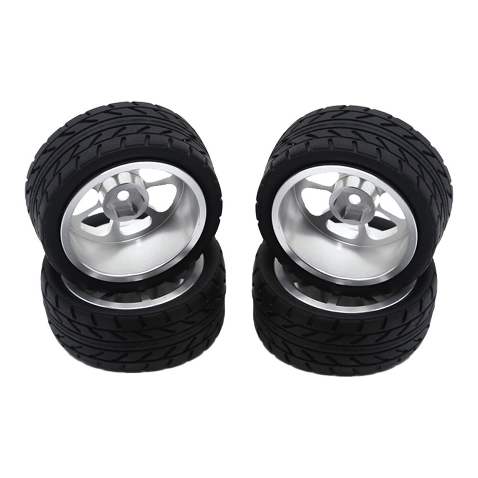 Rockible 4Pcs RC Car Wheel And Tires Set Parts...