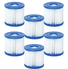 BESTWAY COLEMAN POOL I FILTER 330 PUMP REPLACEMENT CARTRIDGE 6 PACK 58093